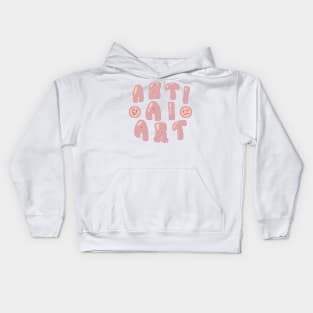 Anti AI Art Kids Hoodie